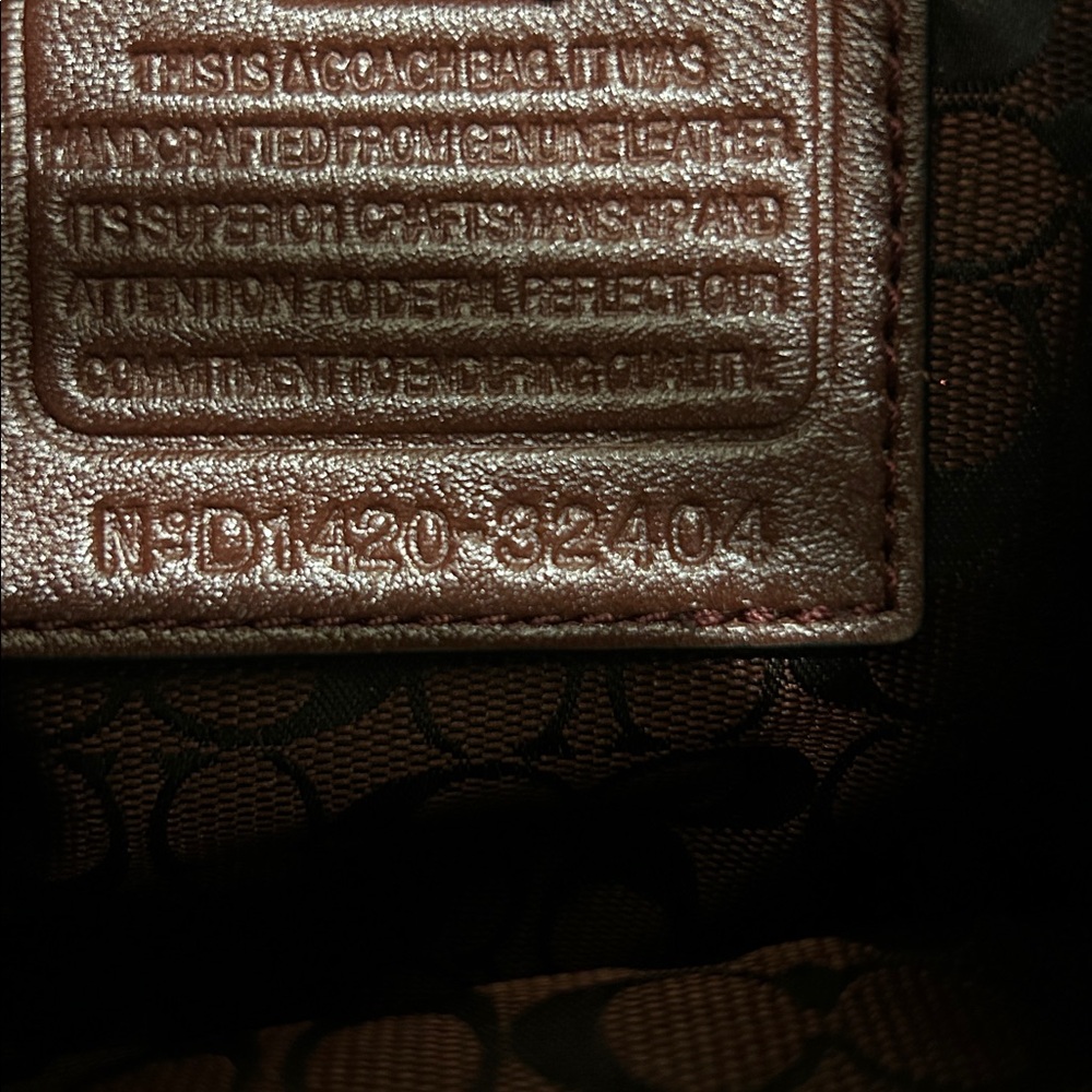 Coach (EUC) Madison Carlyle Grommet Hobo Shoulder Bag in Brick Red - Picture 3 of 17